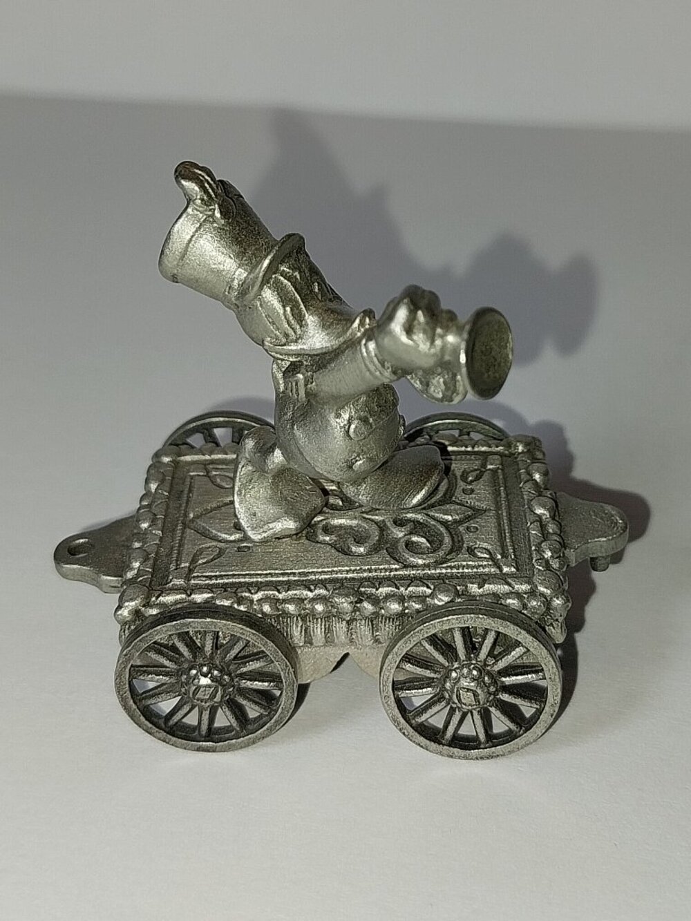 Walt Disney Railroad Hudson Pewter Music Band Train Donald W/ Trumpet